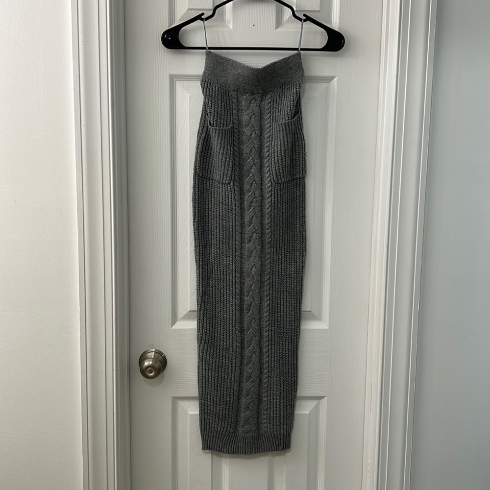 Jluxlabel Grey Sweater Skirt